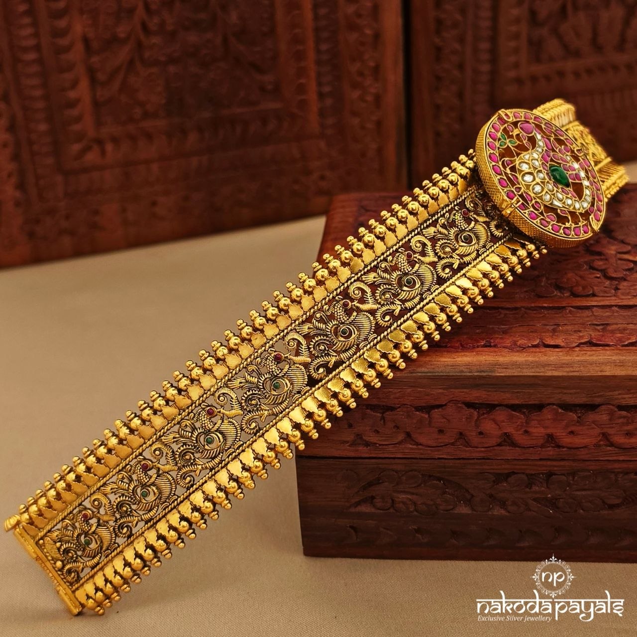 Pink Peacock Waistbelt (D0275)