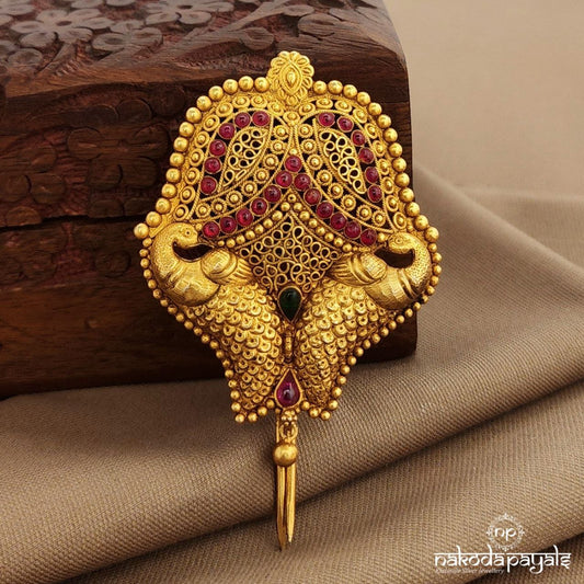 Twin Peacock Hair Accessories (Ha0083)