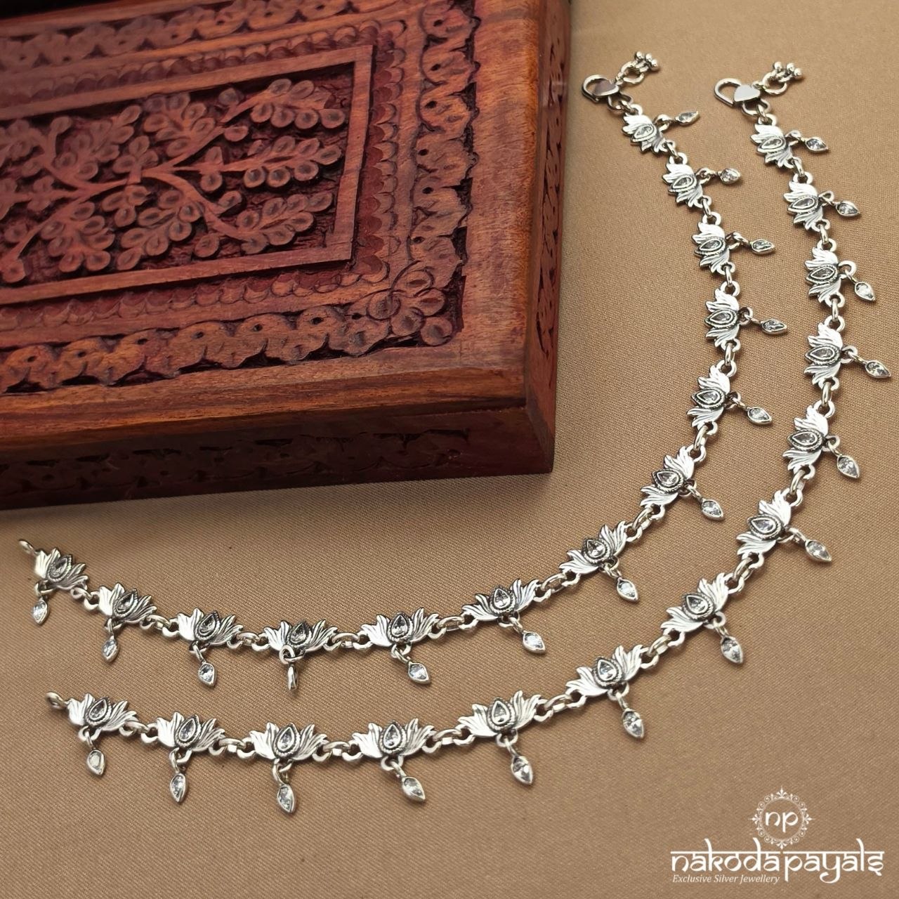 Eye Chain  Lotus Anklets (A6931)