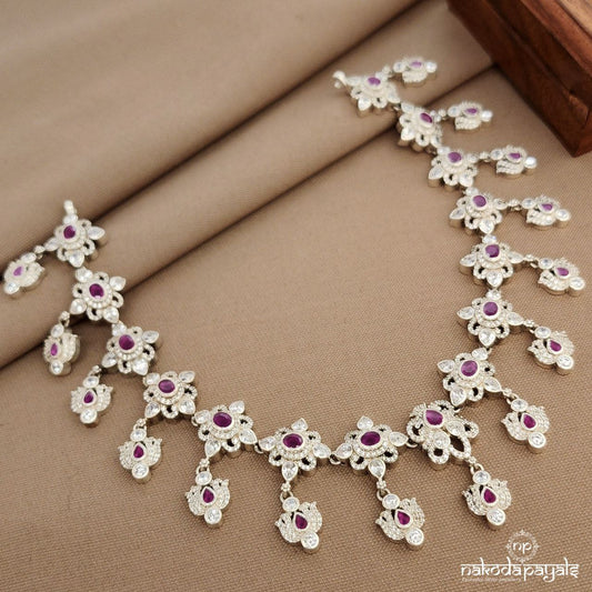 Lotus CZ Neckpiece (N11357)