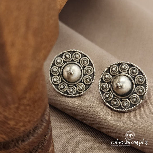 Dotted Circular Studs (S3598)