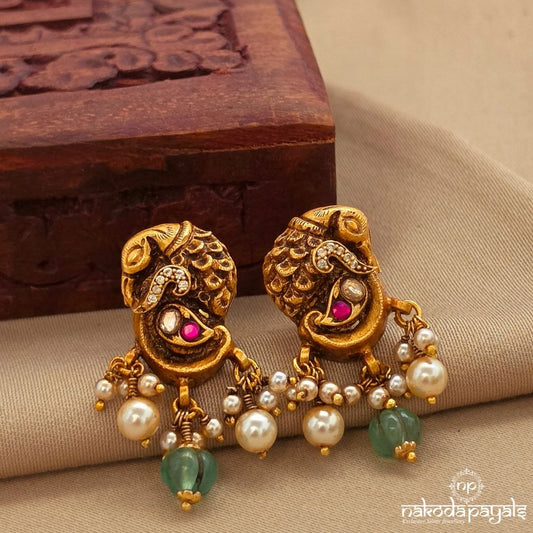 Peacock Studs (Ge10534)