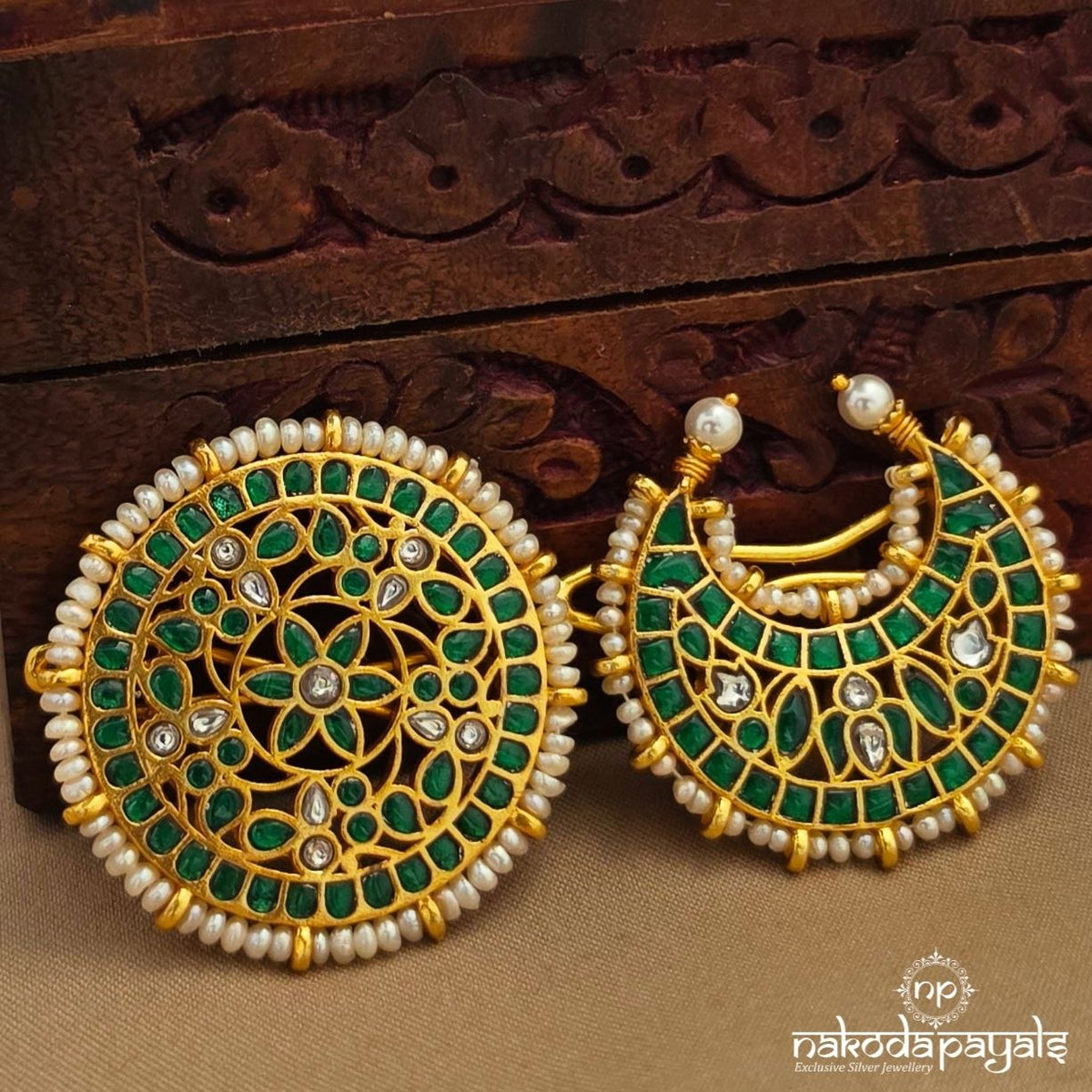Floral Kundan Surya Chandra (Ha0173)