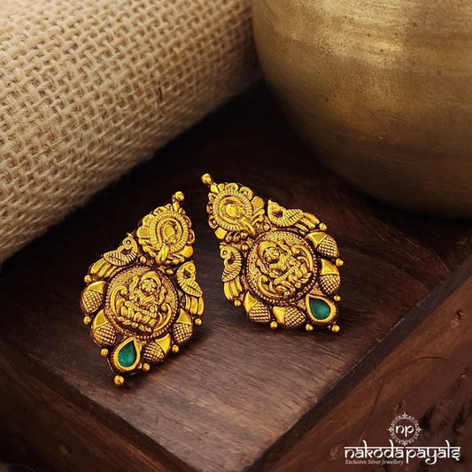 Lakshmi Green Earrings (Ge10007)