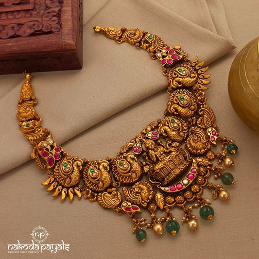 Maha Lakshmi Kundan Neckpiece (Gn10126)