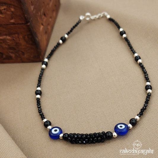 Black Evil Eye Nazariya Anklets (Nz0738)