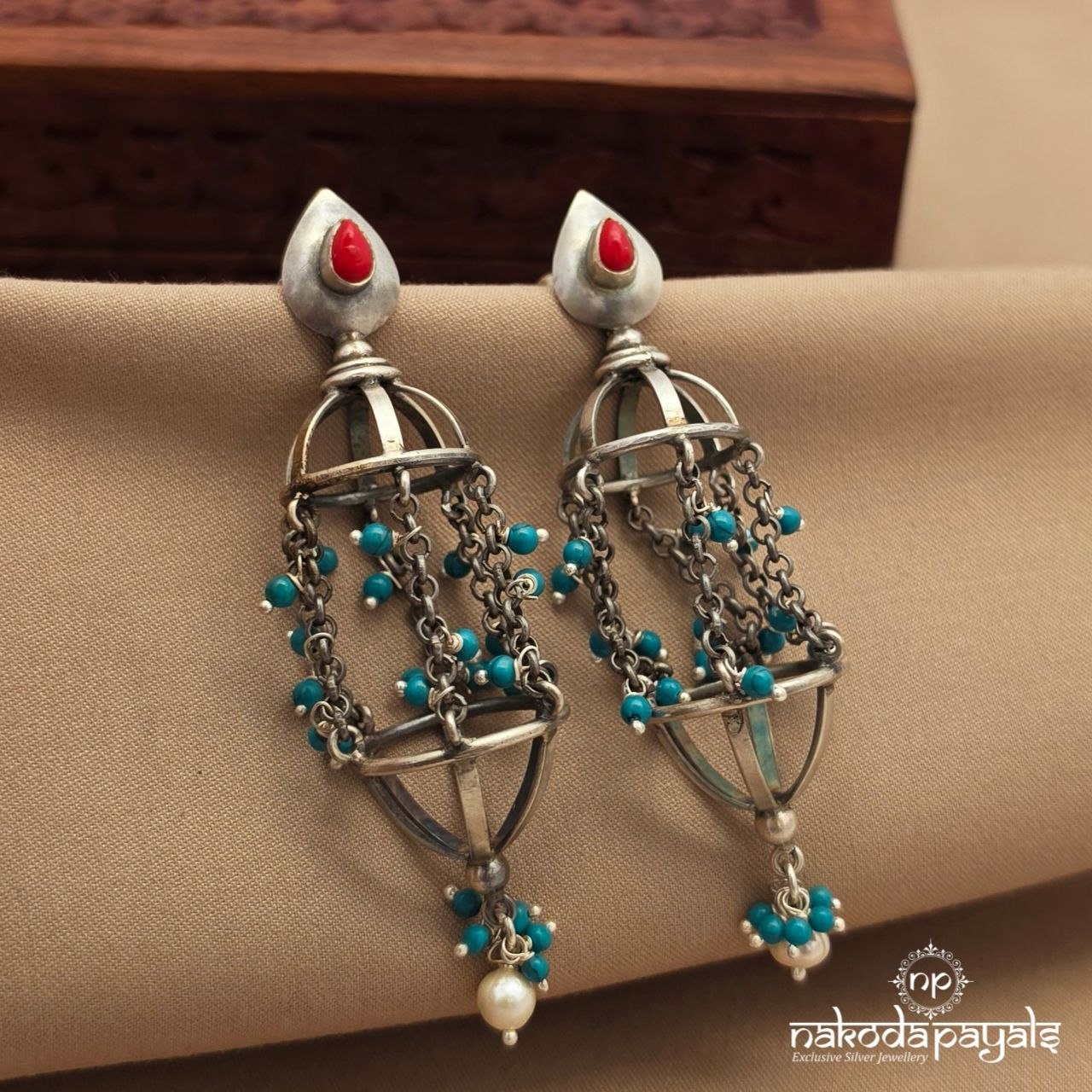 Exemplary Turquoise Earrings (C4138)