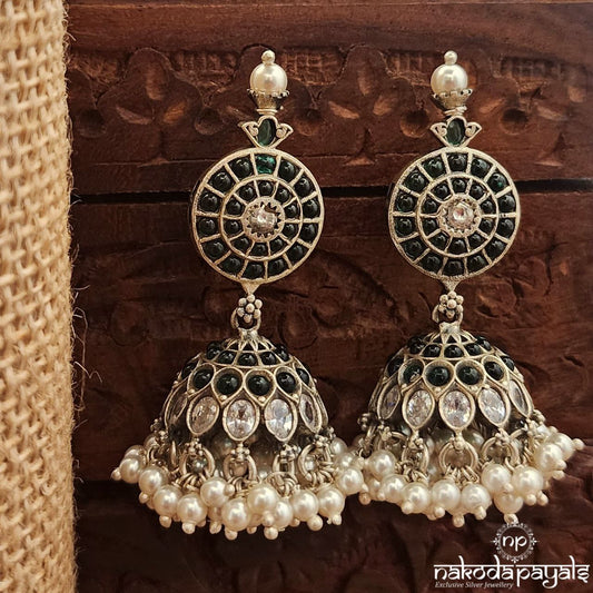 Greenish Jhumka (J1542)
