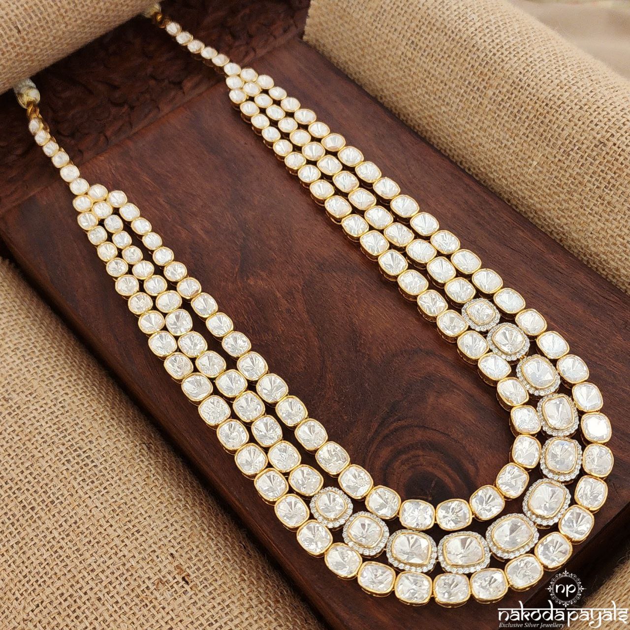 Trio Layer Moissanite Neckpiece  (Gn9013)