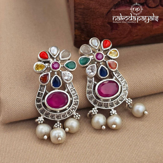 Exquisite Navaratna Studs (S4178)