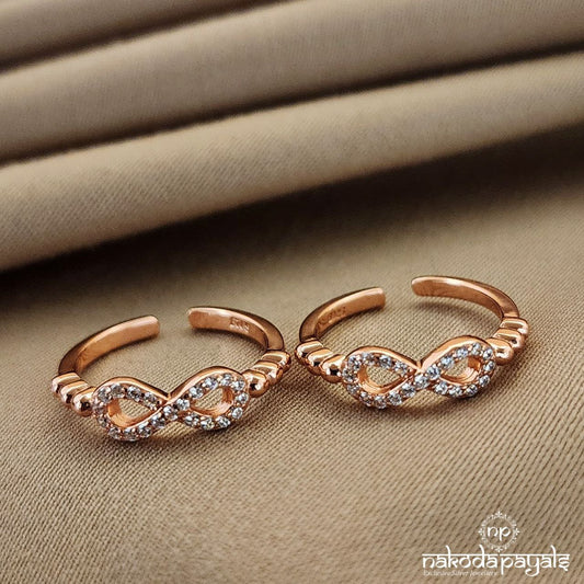 Rise Gold Infinity Toerings (T4390)