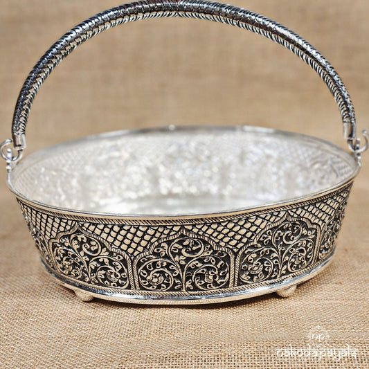 Amazing Oxidised Fruit Basket(Aa1526)