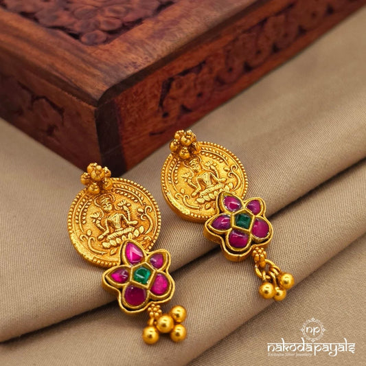 Kundan Lakshmi Kasu Studs (Ge10818)