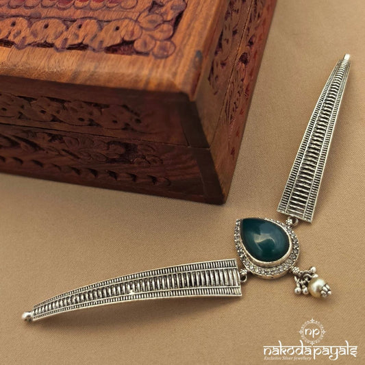 Greenish Pearl Drop Choker (N12081)