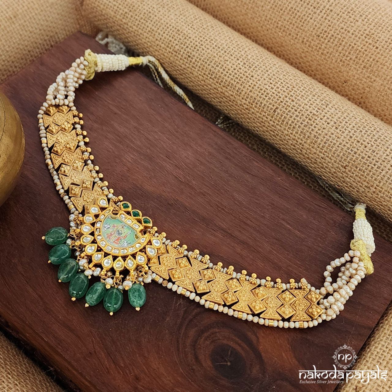 Traditional Lord Jagannath Neckpiece (Gn9304)