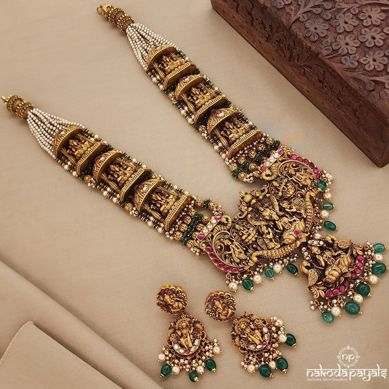 Goddess Neckpiece With Earrings (Gn9634)