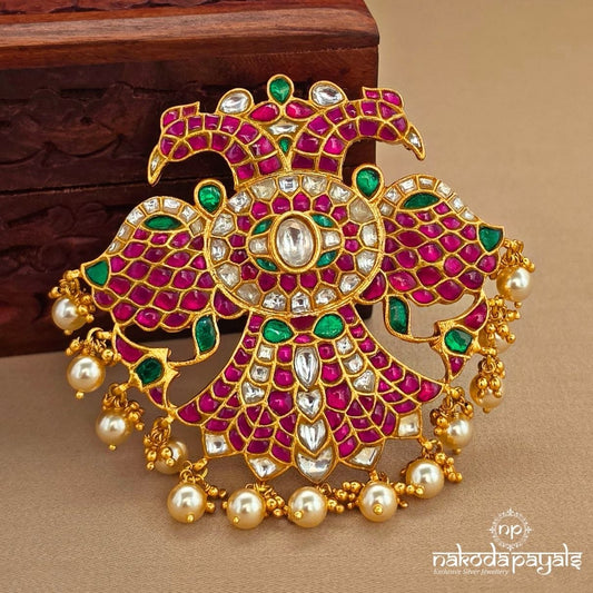 Pinkish Gandaberunda Pendant (Gp2344)