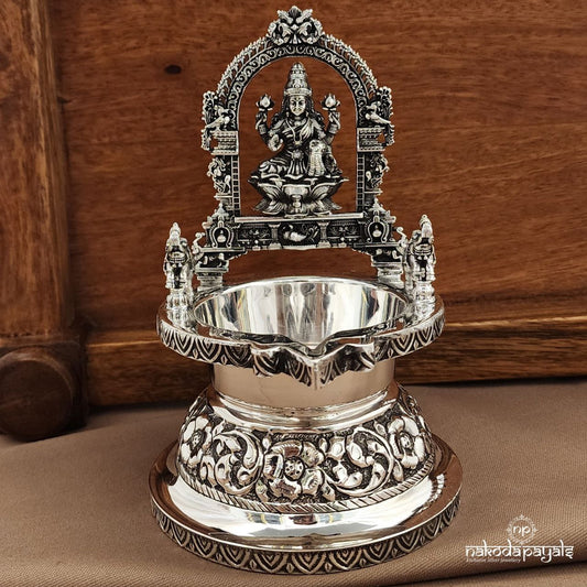 Oxidised Lakshmi Kamakshi Deepam (Aa2515)