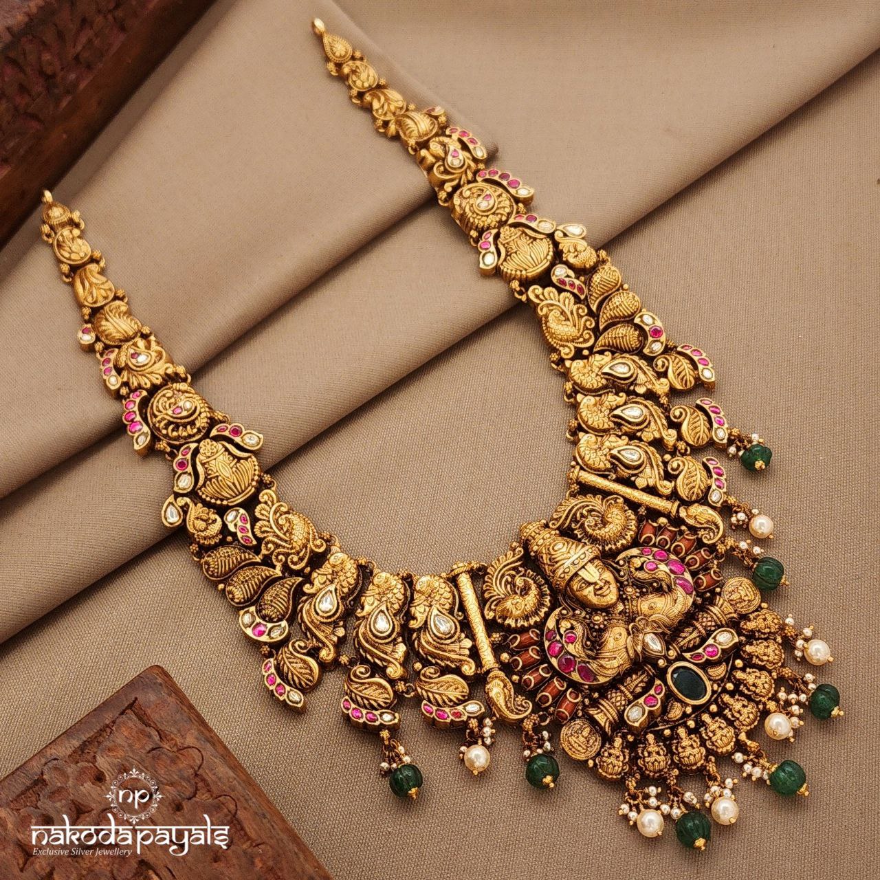 Venkateshwara Coral Neckpiece (Gn9870)