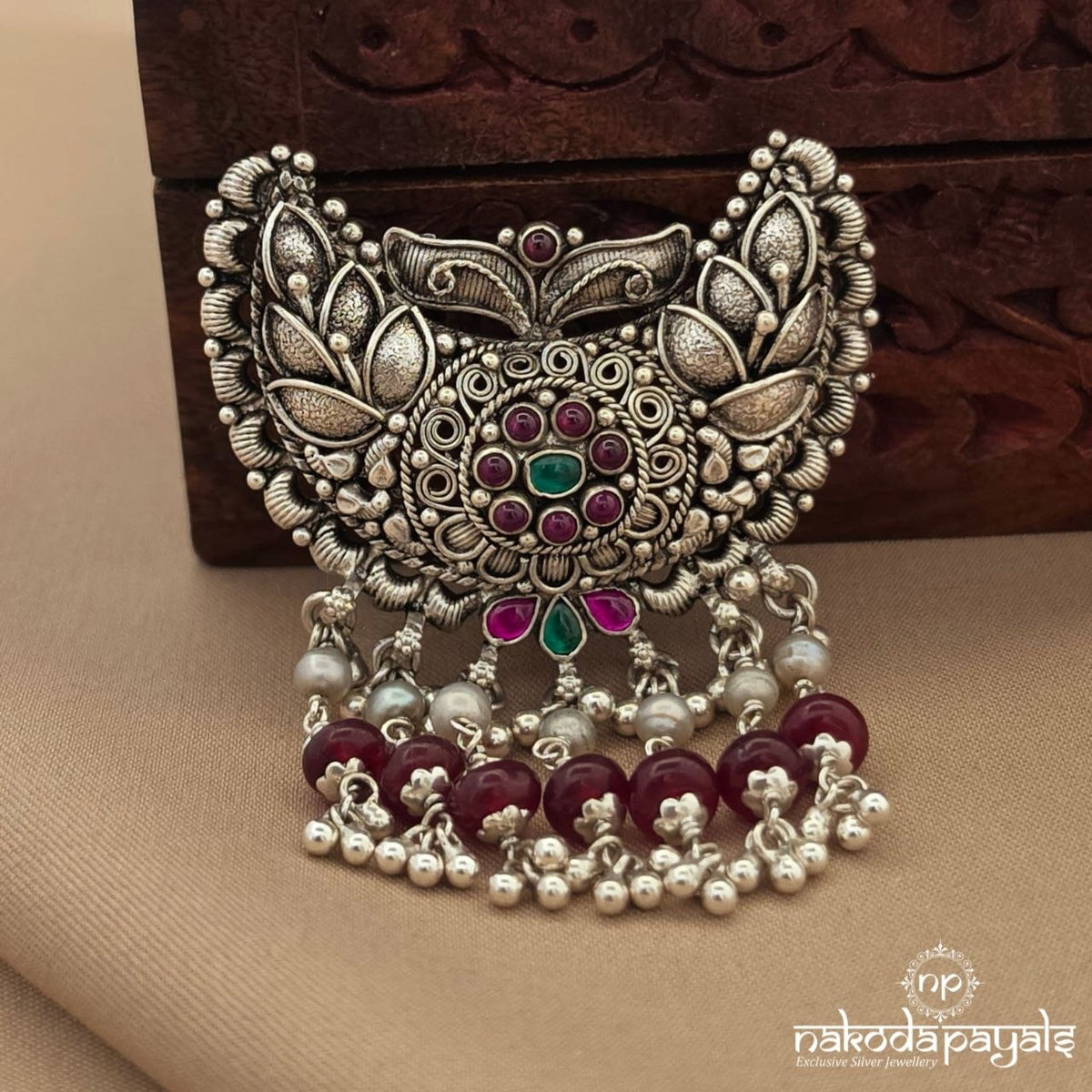 Half Moon Pearl Pendant (P2675)