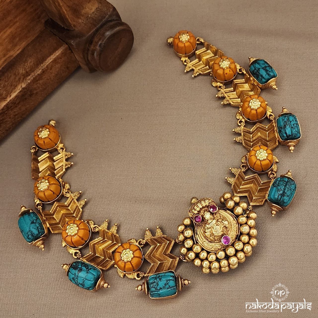 Nagru Turquoise Neckpiece (Gn9505)