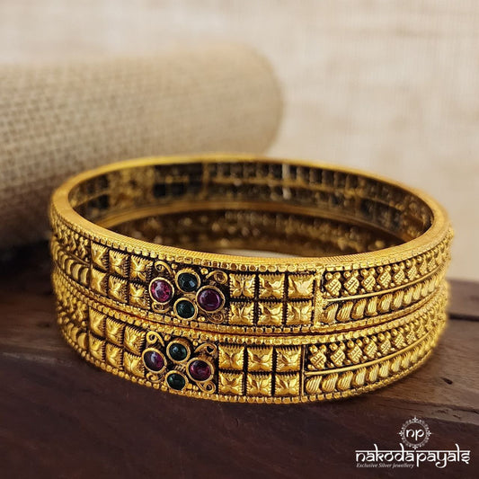 Gold Aura Kemp Bangles (Gk2771)