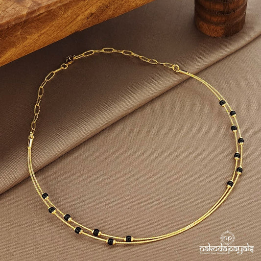 Black Beads Hasli (Gn9444)