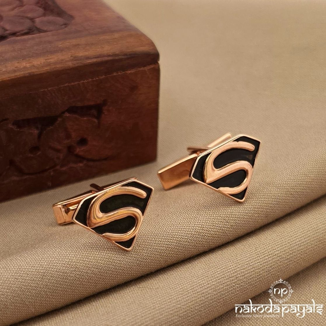 Superman Rose Gold Cufflinks (CF0228)