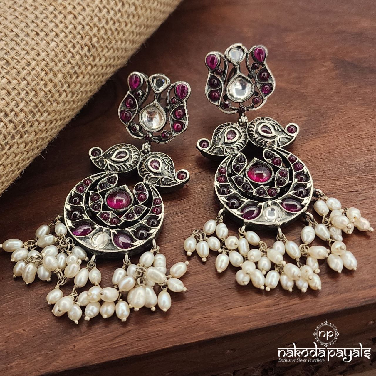 Floral Guttapusalu Earrings (C3720)