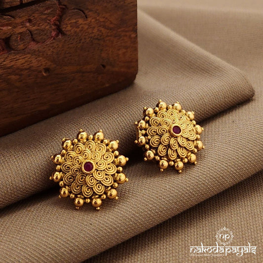 Pink Dot Studs (Ge10314)
