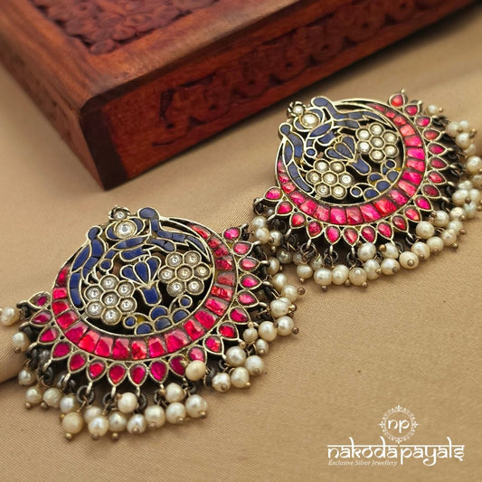 Exquisite Kundan Pearly Chandbali (C4003)