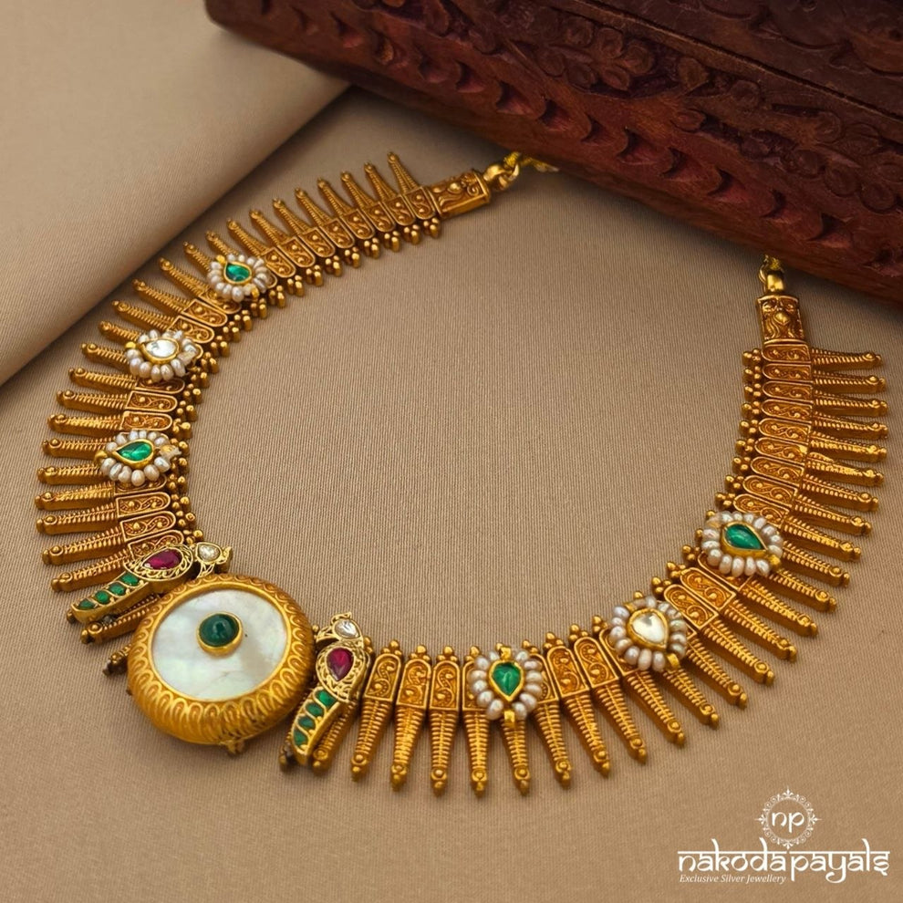 Tribal MOP Neckpiece (Gn10901) – Nakoda Payals