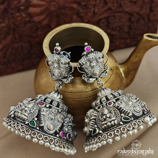 Lakshmi Coined Jhumka (J1344)