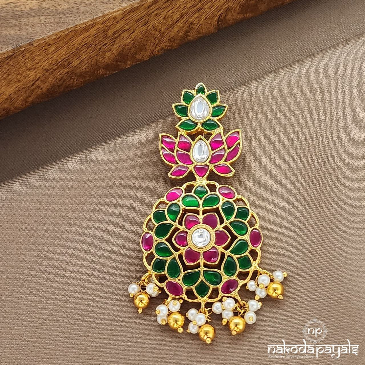 Kemp Lotus Kundan Pendant (Gp2063)