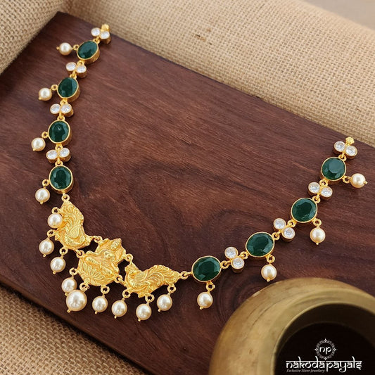 Green Lakshmi Neckpiece (Gn8832)