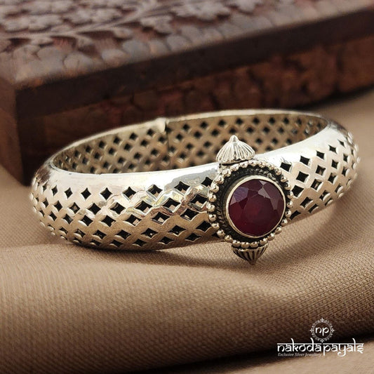 Pink Circular Screw Kada  (K6262)