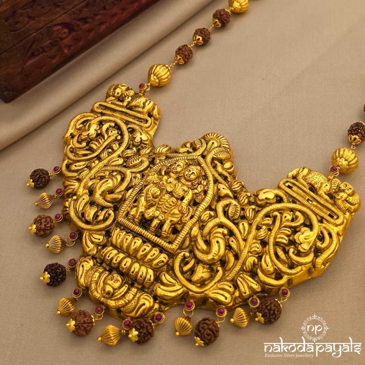Rudraksha Nakash Neckpiece (Gn10956)