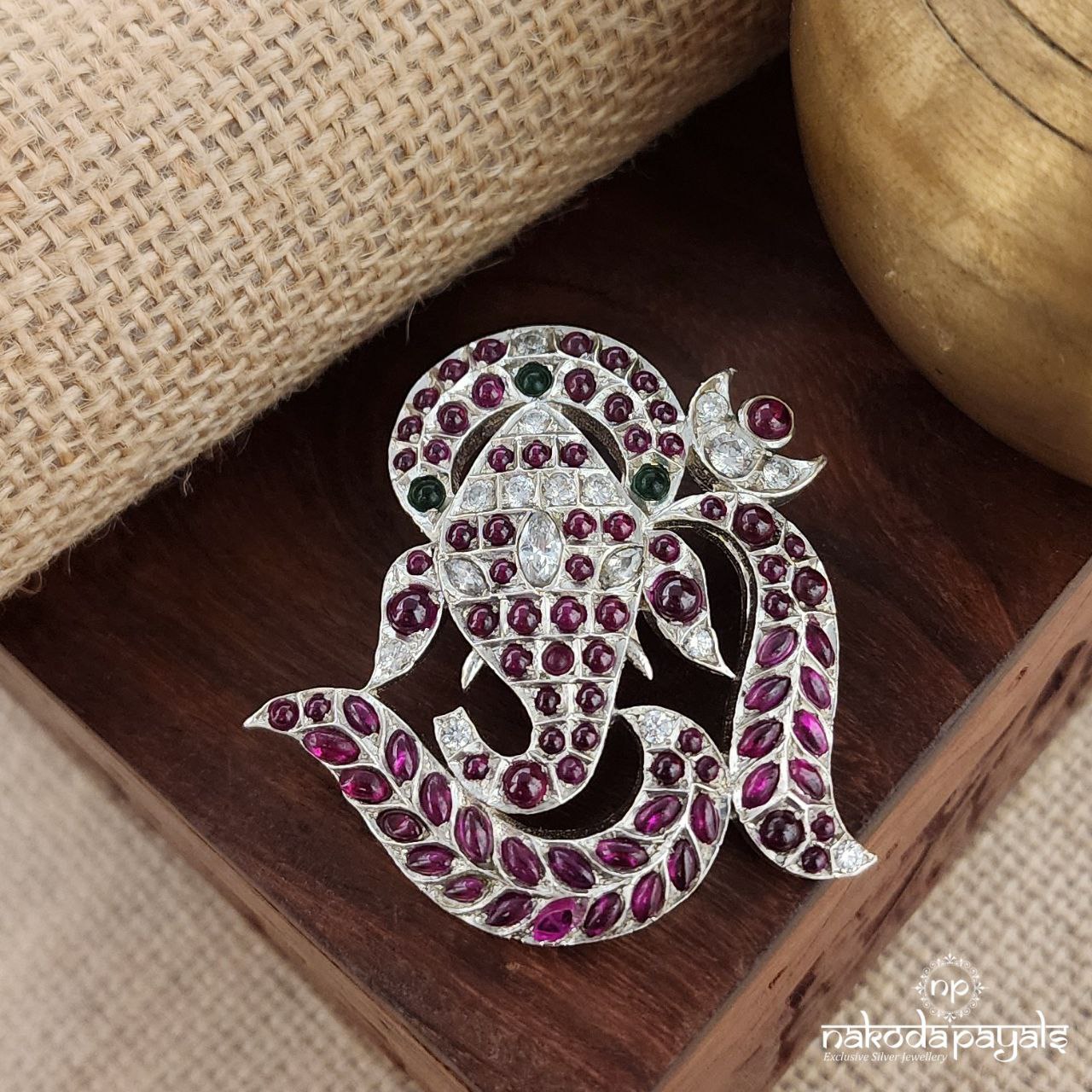 Multicolor Ganesha Pendant (P2407)