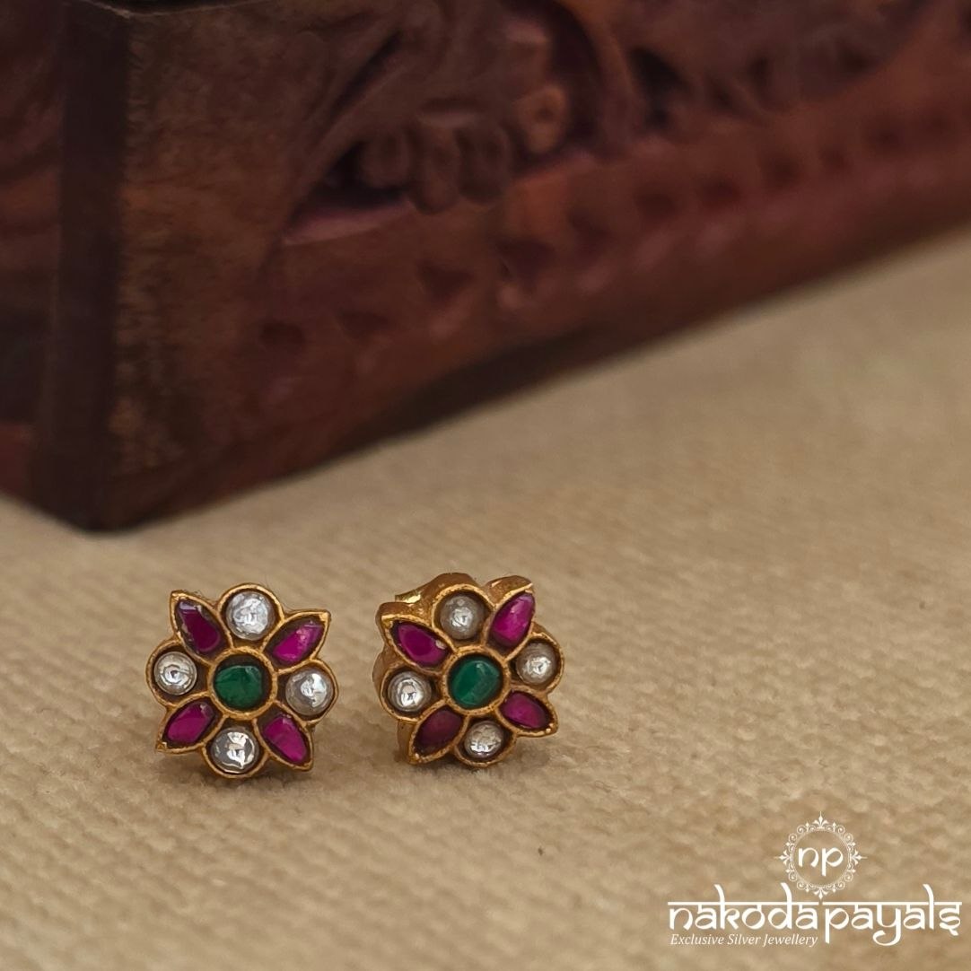 Cute Kundan Studs (Ge11080)