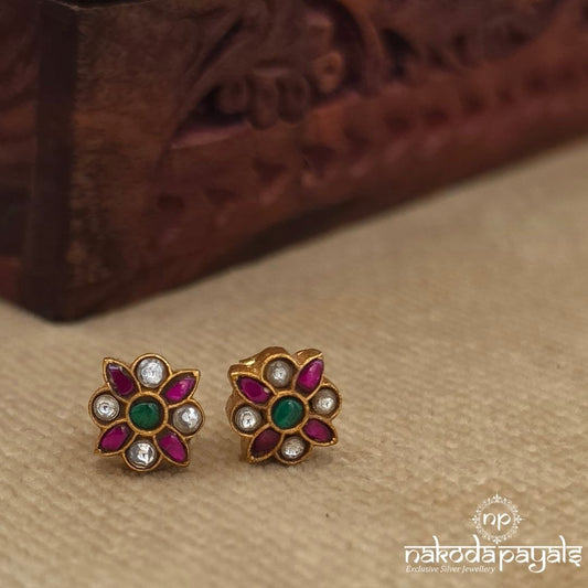 Cute Kundan Studs (Ge11080)