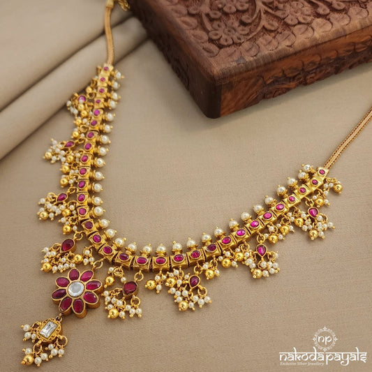 Traditional Kundan Neckpiece (Gn8878)