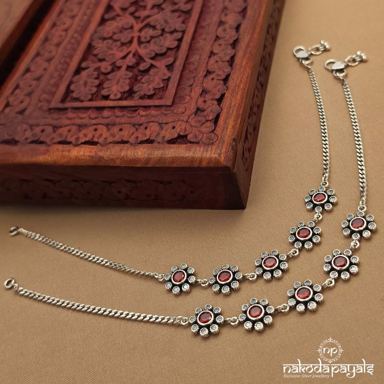 Elegant Floral Anklet(A6912)