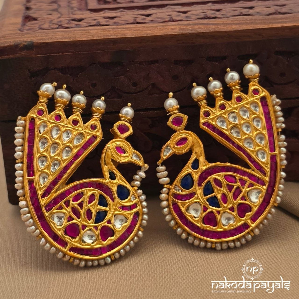 Divine Pink Pearl Earcuff (Ge11447)