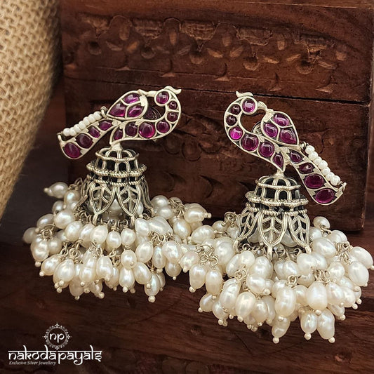 Peacock Guttapusalu Jhumka (J1512)