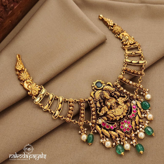 Lakshmi Pearled Neckpiece (Gn9859)