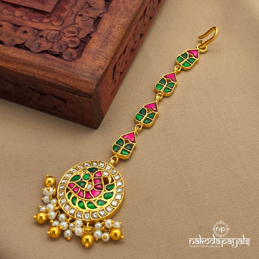 Kundan Circular Maang Tika (Gm1215)