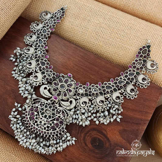 Traditional Oxidised Neckpiece (N11115)
