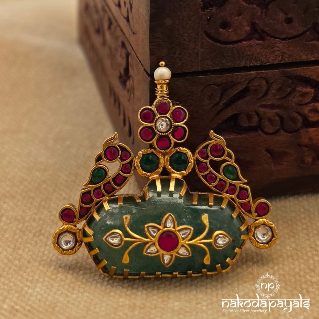 Exquisite Pink Floral Pendant (Gp2642)