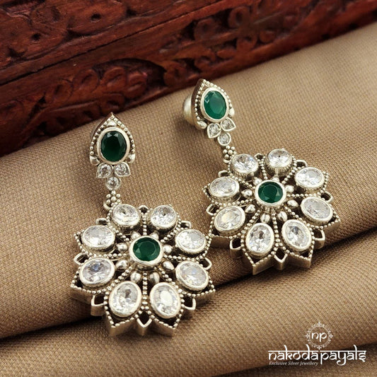 Green Dot Earrings (C3912)