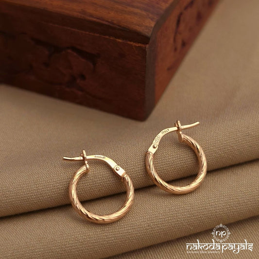 Quate Rose Gold Earrings (St3965)